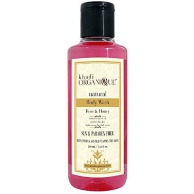 KHADI ORGANIC ROSE ET MIEL GEL DOUCHE 