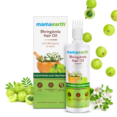 MAMA EARTH HUILE BHRINGRAJ 250 ML