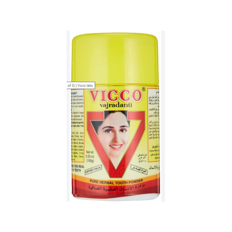 VICCO AYURVÉDIQUE EN POUDRE 100 GM