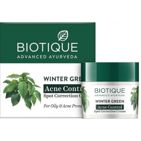 BIO WINTERGREEN - CRÈME ACNÉ & BOUTONS 16 GM