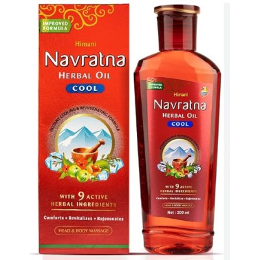 Huile fraîche ayurvédique Navratna 200 ml