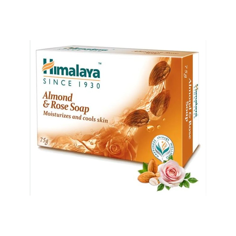 HIMALAYA SAVON AYURVÉDIQUE Á L'AMANDE POUR PEAU SÈCHE 125 GM