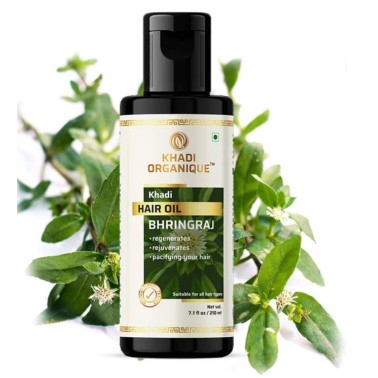 Huile capillaire Khadi Organique Bhringraj -210 ml