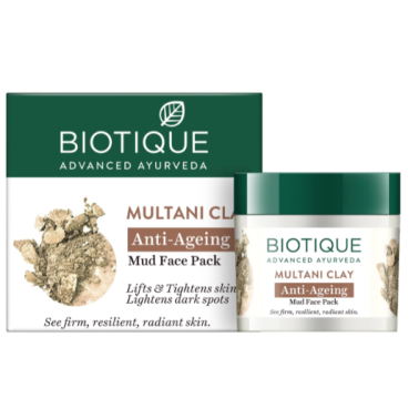 Biotique Pack de boue anti-âge à l'argile Multani 75g