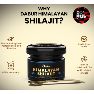 Dabur Himalayan Pure Natural Shilajit Resin 15gm