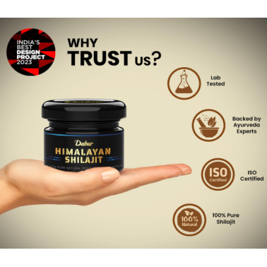 Dabur Himalayan Pure Natural Shilajit Resin 15gm