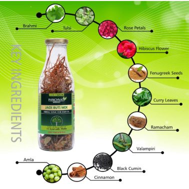 Panchvati Herbals Jadi Buti Mix 11 Ayurvedic Herbs, 100% Herbals