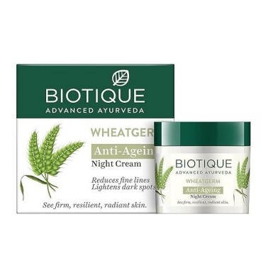 BIOTIQUE WHEAT GERM CRÈME DE NUIT ANTI-ÂGE